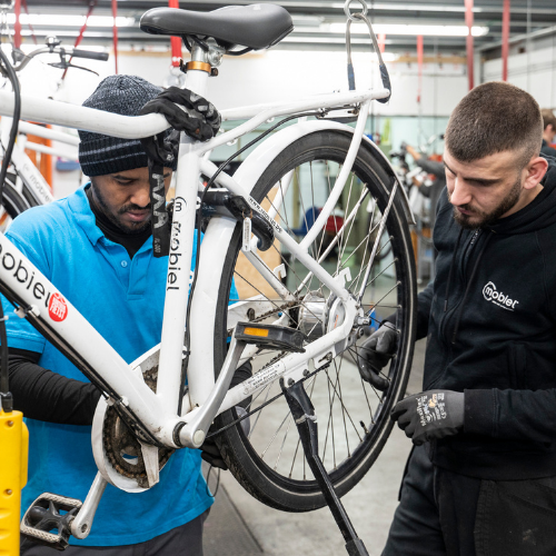 Fietsencentrum Mobiel fietsherstelcursus